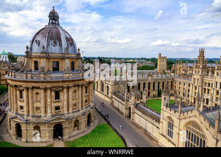 Radcliffe Camera établissement emblématique de Oxford, Université de Oxford City dans l'Oxfordshire en Angleterre Banque D'Images