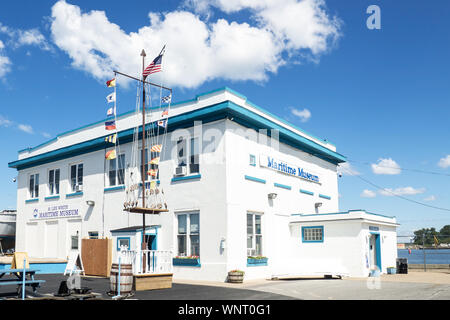 Oswego, New York, USA. Le 6 septembre 2019. L'H. Lee White Maritime Museum dans le centre-ville d'Oswego, sur les rives du lac Ontario Banque D'Images