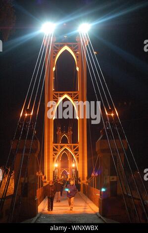 Pont à Deir Ezzor Banque D'Images