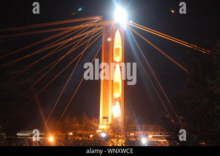 Pont de nuit Banque D'Images