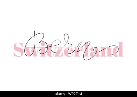 La main d'inspiration lettrage pinceau . Vector illustration calligraphie Illustration de Vecteur
