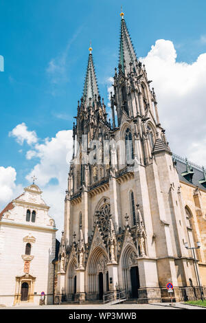 La Cathédrale de Saint Venceslas à Olomouc, République Tchèque Banque D'Images