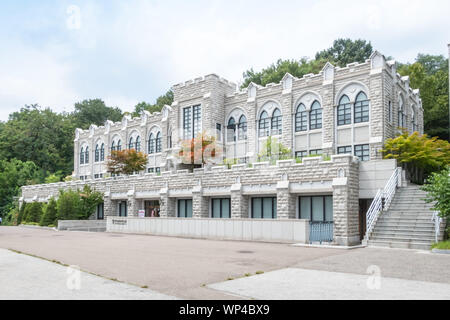 Séoul, Corée du Sud - 01 septembre 2019 : Dongwon Global Leadership Hall à l'Université de Corée Banque D'Images