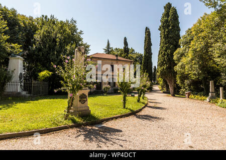 San Martino della Battaglia, Italie. L'ossuaire Chapelle de St Martin, contenant les corps des soldats tombés dans la bataille de Solférino Banque D'Images