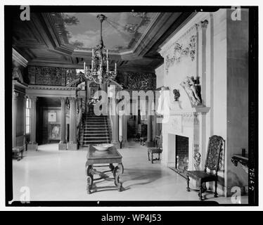 John S. Phipps Manor House, résidence, Old Westbury Gardens, Old Westbury, Long Island. Banque D'Images