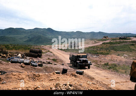 Vietnam-Krieg / Guerre du Vietnam - USMC Corps des Marines des États-Unis 12e Régiment de Marines Banque D'Images