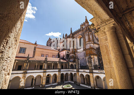 Le monastère de l'Ordre du Christ, Tomar, Portugal Banque D'Images