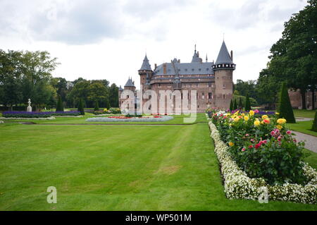 Le château de Haar dans Haaruilens, Pays-Bas Banque D'Images