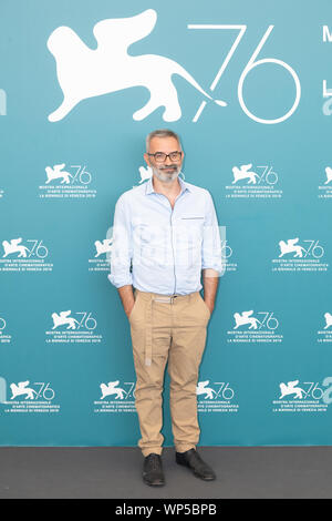 Venise, Italie - 07th Septembre, 2019. Giuseppe Capotondi assiste à un photocall pour la première mondiale de "l'Hérésie" orange brûlé pendant le 76e Festival du Film de Venise au Palazzo del Casinò sur Septembre 07, 2019 à Venise, Italie. © Roberto Ricciuti/éveil/Alamy Live News Banque D'Images