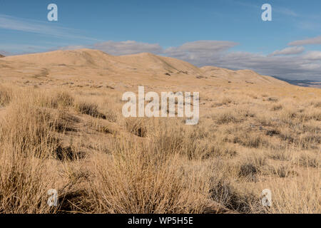 Dunes de Kelso, également connu sous le nom de champ de dunes de Kelso, le plus grand champ d'éoliennes de dépôts de sable dans le désert de Mojave, Californie Banque D'Images