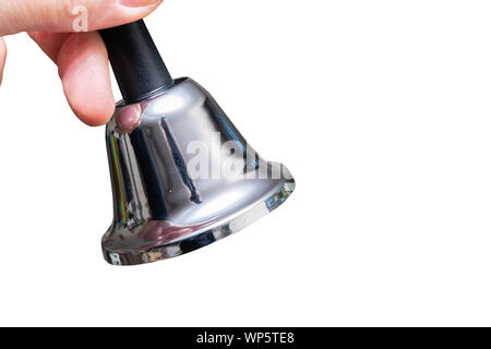 Butler Silver Bell pour faire un appel de service pour obtenir de l'aide dans un hôtel de luxe ou l'industrie de service Banque D'Images