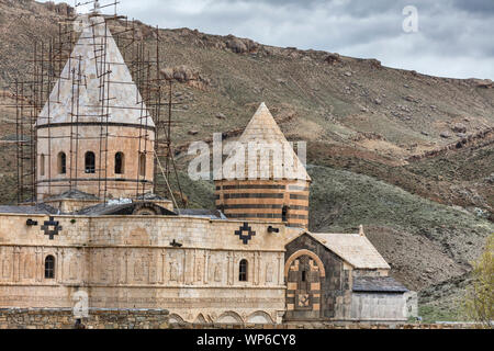 Saint Thaddeus Eglise Arménienne, Qareh Kelisa, Qarah Kalisa, Chaldoran County, Province de l'Ouest, l'Iran Banque D'Images
