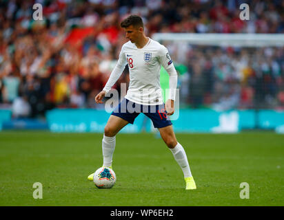 Londres, Royaume-Uni. 07Th Nov, 2019. Londres, Angleterre. 07 SEPTEMBRE : Mason mont de l'Angleterre pendant l'UEFA Euro 2020 entre l'Angleterre et la Bulgarie qualificatif au stade de Wembley à Londres, Angleterre le 07 septembre, 2019 : Crédit photo Action Sport/Alamy Live News Banque D'Images