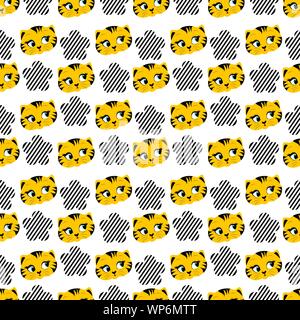 Vector set de coupe,animal animaux adorable dessin fond.￼ Illustration de Vecteur