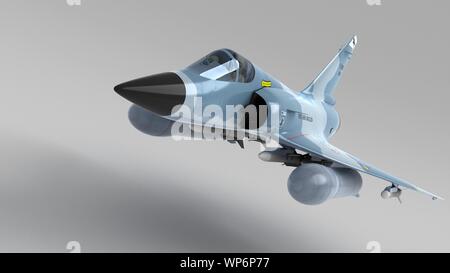 Mirage 2000 - chasseur français en couleur brésilien Banque D'Images