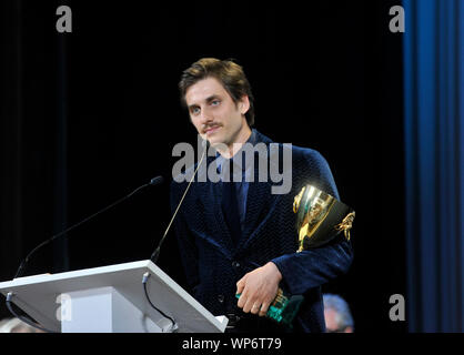 Venise, Italie. 07Th Nov, 2019. 76e Festival du Film de Venise 2019 Maligna arte di chiusura e premiazioni présenté : Luca Marinelli : Crédit Photo Agency indépendante/Alamy Live News Banque D'Images