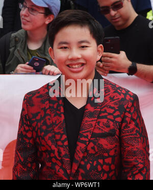 Toronto, Canada. 7e Sept 2019. Albert Tsai assiste à l' abominable "au cours de la premiere 2019 Toronto International Film Festival, au Roy Thomson Hall le 07 septembre 2019, à Toronto, au Canada. Photo : imageSPACE/MediaPunch MediaPunch Crédit : Inc/Alamy Live News Banque D'Images