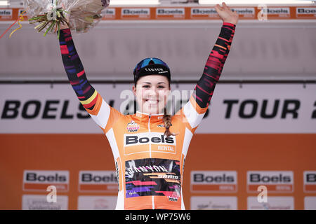 NIJVERDAL - 06-09-2019, randonnée à vélo, Boels Mesdames Tour, Etappe 3, Lisa Klein prend également la tête au classement général Banque D'Images