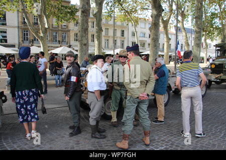 Vendredi, 6 septembre, 2019, 75e anniversaire de la libération de Niort Banque D'Images