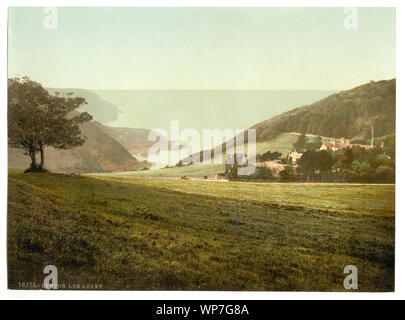 Lee Abbey, Lynton et Lynmouth, Angleterre ; impression no. 10171. ; fait partie de : vues sur les îles Britanniques, dans la collection imprimée. Photochrom ; plus d'informations sur l'impression Photochrom Collection est disponible à l'http://hdl.loc.gov/loc.pnp/pp.pgz ; Titre de la Detroit Publishing Co., catalogue J-section étrangère, Detroit, Michigan : Detroit Publishing Company, 1905. ; Banque D'Images