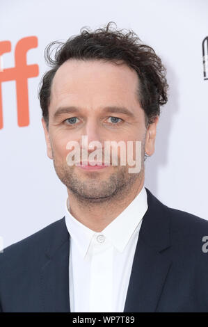 Toronto, Ontario, Canada. Sep 7, 2019. Acteur MATTHEW RHYS participe à "un beau jour dans le voisinage" pendant la premiere 2019 Toronto International Film Festival, au Roy Thomson Hall le 7 septembre 2019 à Toronto, Canada Crédit : Igor/Vidyashev ZUMA Wire/Alamy Live News Banque D'Images