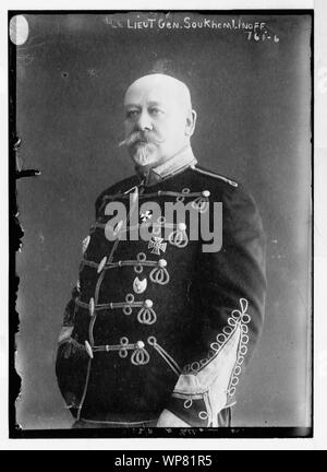 Le Lieut. Gen. Soukhomlinoff, en uniforme Banque D'Images