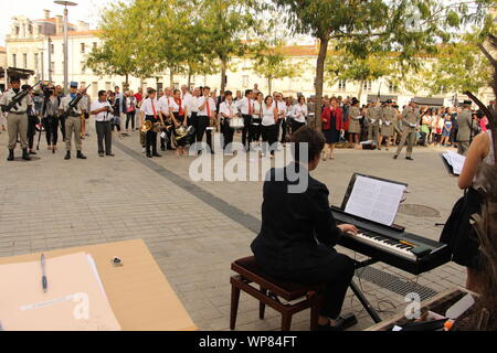 Vendredi, 6 septembre, 2019, 75e anniversaire de la libération de Niort Banque D'Images