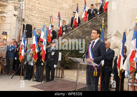 Vendredi, 6 septembre, 2019, 75e anniversaire de la libération de Niort Banque D'Images