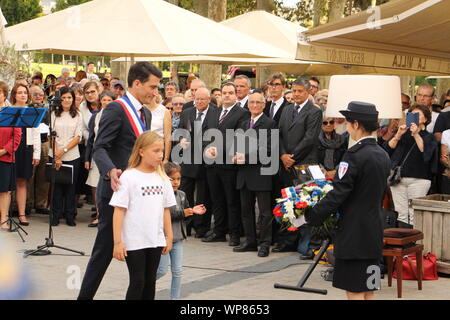 Vendredi, 6 septembre, 2019, 75e anniversaire de la libération de Niort Banque D'Images