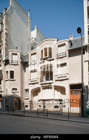 Paris, Architektur, Hector Guimard, l'hôtel Mezzara, 60 rue La Fontaine, 1910 Banque D'Images