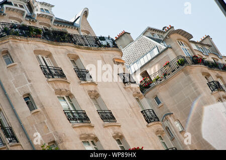 Paris, Architektur, Hector Guimard, Ensemble 17,19,21 rue La Fontaine, 8,10 rue Agar, 43 rue Gros, 1910-1912 Banque D'Images