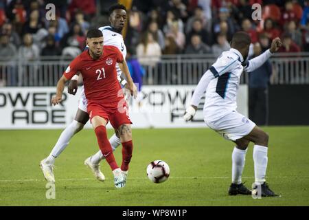 Toronto, Ontario, Canada. Sep 7, 2019. Jonathan Osorio (21) en action au cours de l'Agence des Nations Unies contre Cuba - qualificatif Ligue Crédit : Angel Marchini/ZUMA/Alamy Fil Live News Banque D'Images