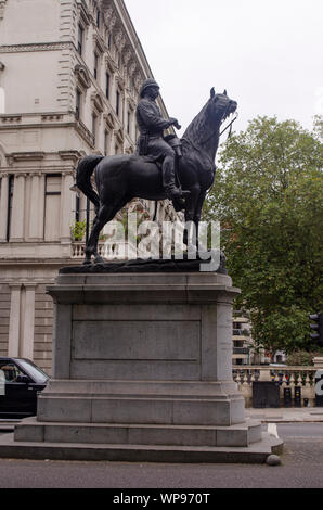 Sir Robert Cornelis Napier, 1er baron Napier de Magdala, statue, Kensigton Londres. Banque D'Images