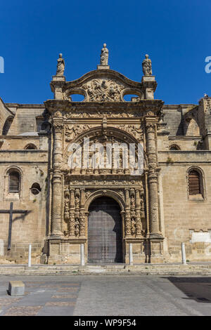 Face de l'église Priorale à El Puerto de Santa Maria, Espagne Banque D'Images