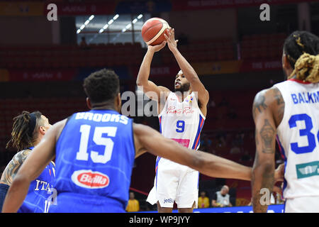 Wuhan (Chine), l'Italie, 08 Sep 2019, GARY BROWNE lors de la Coupe du Monde de Basket-ball de Chine 2019 - Porto Rico Vs Italie - Italie - l'Équipe nationale de basket-ball Crédit : LPS/Massimo Matta/Alamy Live News Banque D'Images