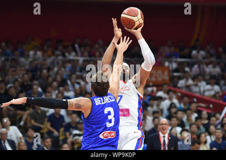 Wuhan (Chine), l'Italie, 08 Sep 2019, DEVON COLLIER durant la Coupe du Monde de Basket-ball de Chine 2019 - Porto Rico Vs Italie - Italie - l'Équipe nationale de basket-ball Crédit : LPS/Massimo Matta/Alamy Live News Banque D'Images