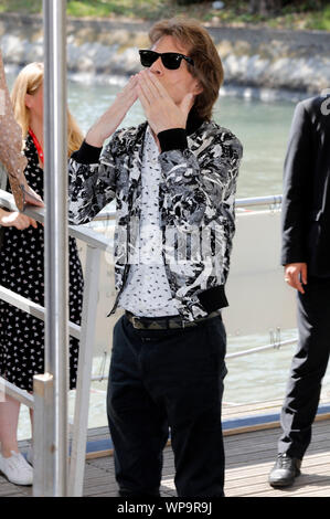 Venise, Italie. 07Th Nov, 2019. Mick Jagger est vu en arrivant à la 76ème Festival du Film de Venise, 07 septembre 2019 à Venise, Italie. Credit : Geisler-Fotopress GmbH/Alamy Live News Banque D'Images