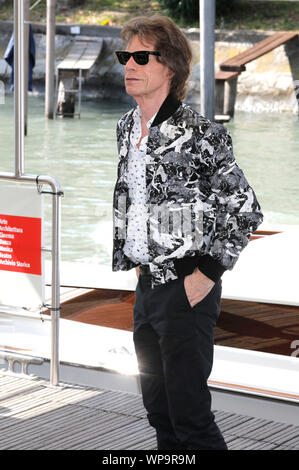 Venise, Italie. 07Th Nov, 2019. Mick Jagger est vu en arrivant à la 76ème Festival du Film de Venise, 07 septembre 2019 à Venise, Italie. Credit : Geisler-Fotopress GmbH/Alamy Live News Banque D'Images