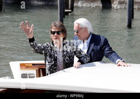 Venise, Italie. 07Th Nov, 2019. Mick Jagger et Donald Sutherland sont vus arriver au 76e Festival du Film de Venise, 07 septembre 2019 à Venise, Italie. Credit : Geisler-Fotopress GmbH/Alamy Live News Banque D'Images