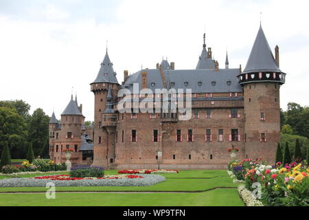 Le château de Haar dans Haaruilens, Pays-Bas Banque D'Images