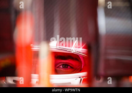 Sport Automobile : Championnat du Monde de Formule 1 de la FIA 2019, Grand Prix d'Italie, #  16 Charles Leclerc (AGC, la Scuderia Ferrari Winnow Mission), dans le monde d'utilisation | Banque D'Images