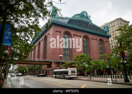 Harold Washington Library Center succursale principale de la bibliothèque publique de Chicago Chicago Illinois USA Banque D'Images