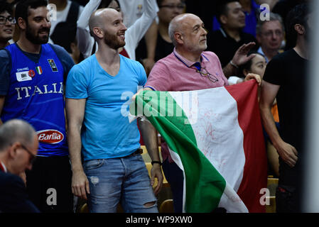 Wuhan (Chine), l'Italie, 08 Sep 2019, l'Italie pendant la Coupe du Monde de Basket-ball 2019 - Porto Rico Vs Italie - Italie - l'Équipe nationale de basket-ball Crédit : LPS/Massimo Matta/Alamy Live News Banque D'Images