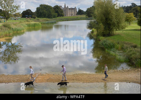 Burghley House à Stamford, Lincolnshire. Banque D'Images