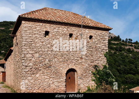 Constructions anciens dans les montagnes Banque D'Images