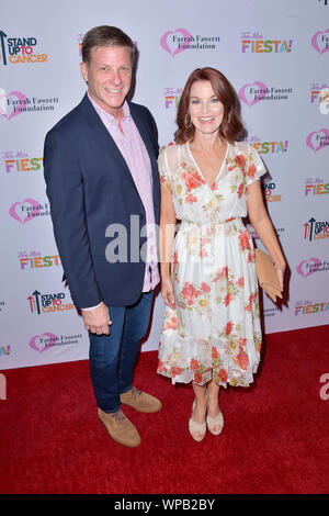 Doug Savant et Laura Leighton participant à la Farrah Fawcett Foundation's Fiesta Tex-Mex à Wallis Annenberg Center for the Performing Arts le 6 septembre 2019 à Beverly Hills, Californie. Banque D'Images