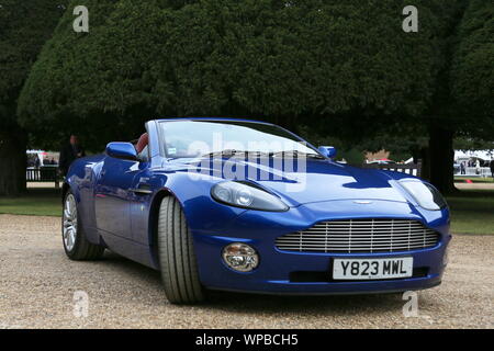 Aston Martin V12 Vanquish Roadster Zagato (2004), Concours d'élégance 2019, Hampton Court Palace, East Molesey, Surrey, Angleterre, Royaume-Uni, Europe Banque D'Images