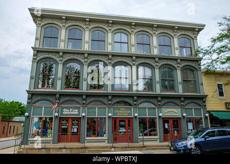 Chamberlin Iron Front Building, 434 Market Street, Lewisburg, Pennsylvanie Banque D'Images
