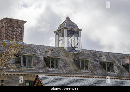 CORNWALL, ANGLETERRE - 16 avril 2019 : Lanherne couvent, la maison pour les Soeurs Franciscaines de l'Immaculée. Autrefois le monastère St Mawgan. Banque D'Images