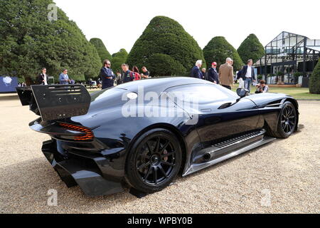 Aston Martin Vulcan (2016), Future Classic, Concours d'élégance 2019, Hampton Court Palace, East Molesey, Surrey, Angleterre, Grande-Bretagne, Royaume-Uni, Europe Banque D'Images